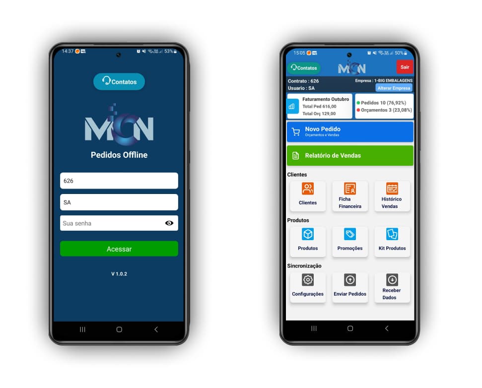 Vendas Externa Mobile