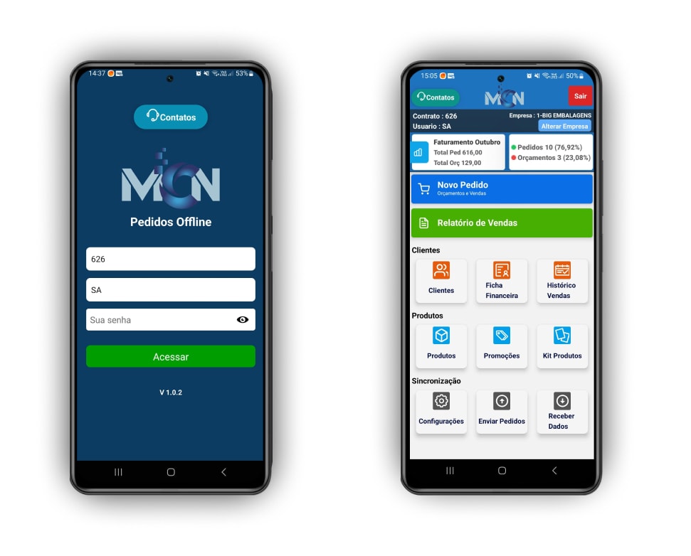 Vendas Externa Mobile