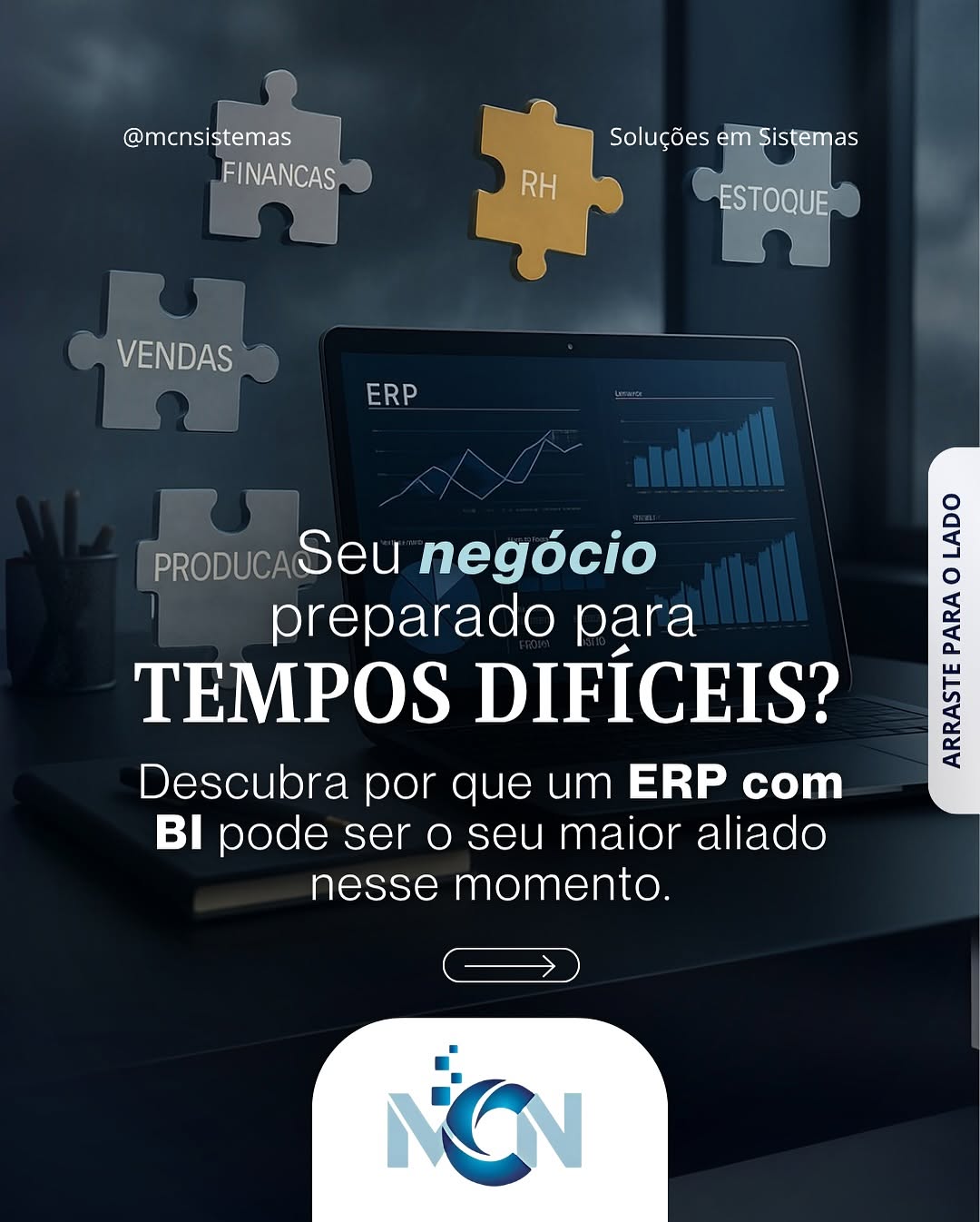 Descubra por que um ERP com BI pode ser O seu maior aliado nesse momento.
