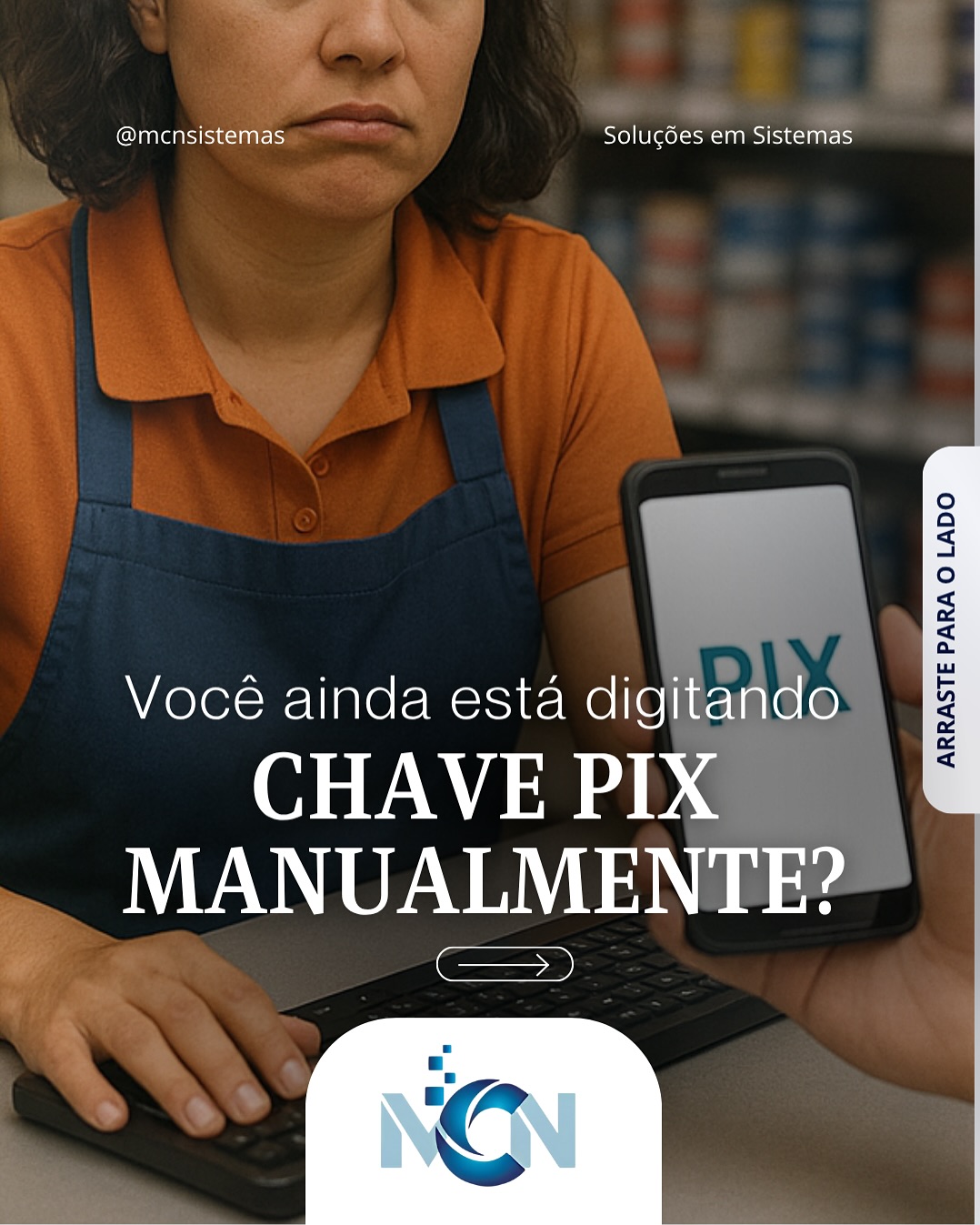 Você ainda esta está digitando a Chave PIX MANUALMENTE ?